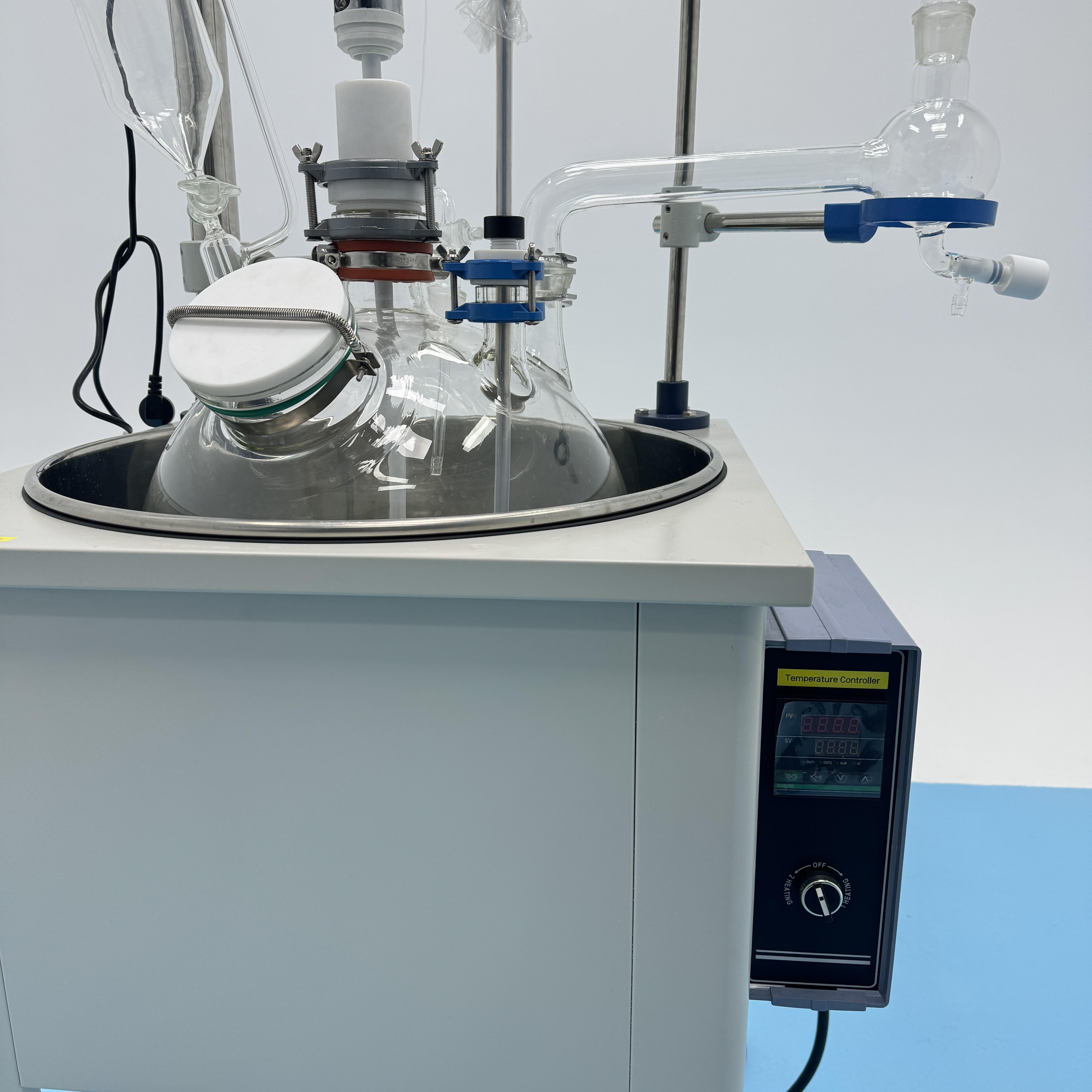 30L Non-Jacketed Glass Reactor: Self-Heating & Mixing Solution for ...