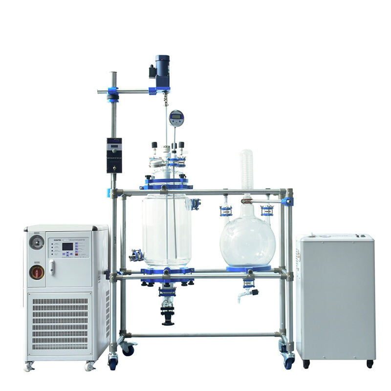 10L Glass Jacketed Crystallization Filter Reactor