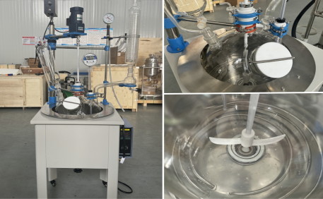 30l Single-Layer(Non-Jacketed) Glass Reactor Is Ready To Ship To Uk After Quality and Function Testing