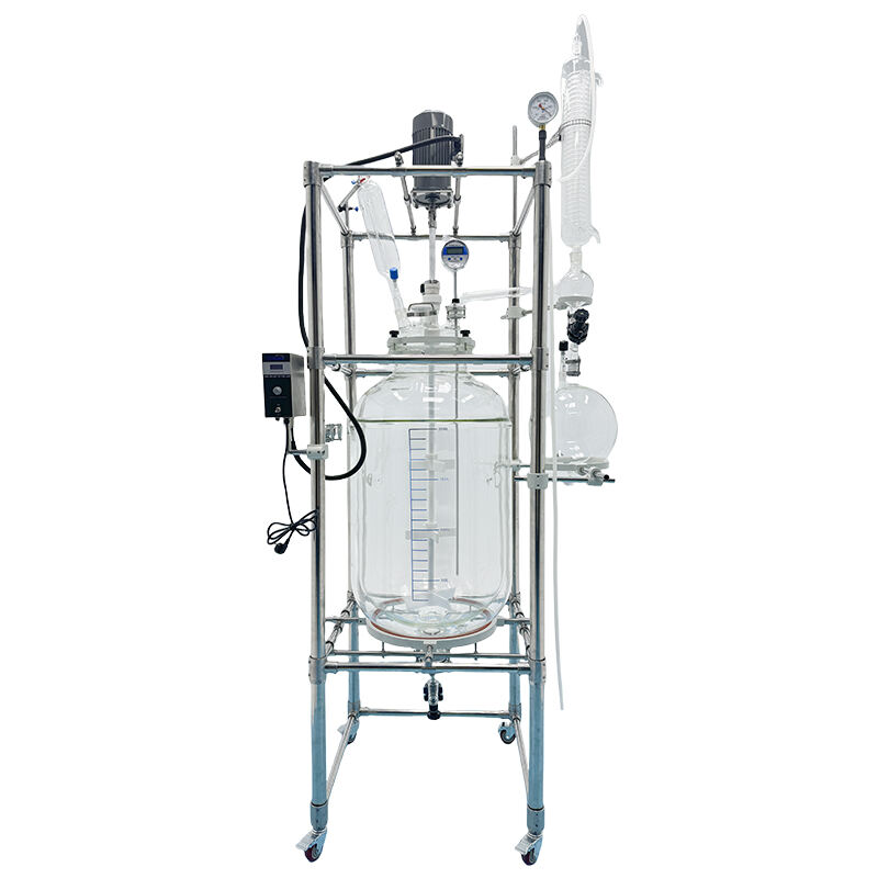 200L Jacketed Glass Reactor