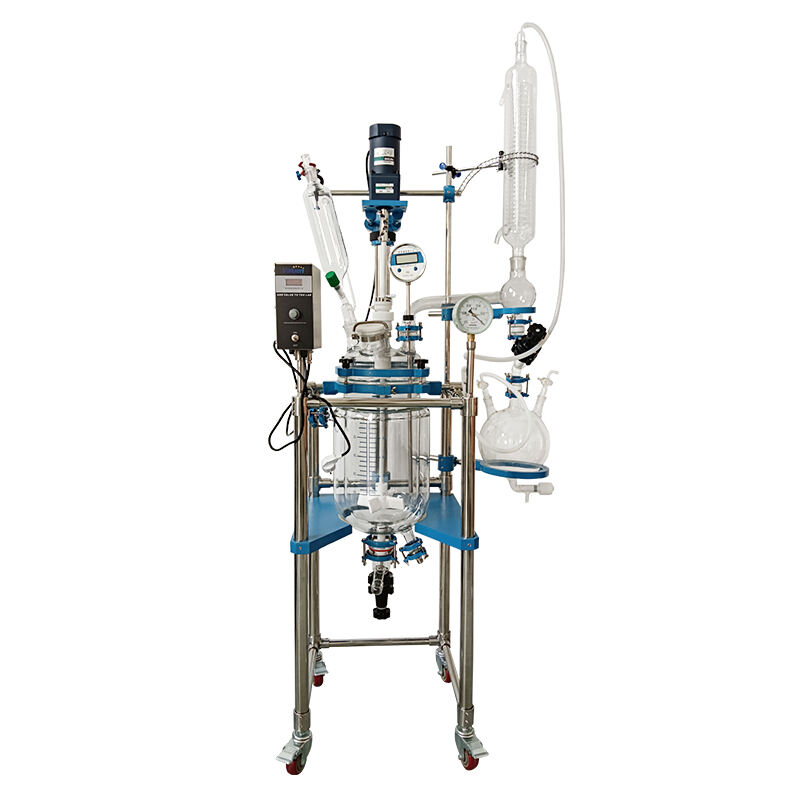 10L Jacketed Glass Reactor