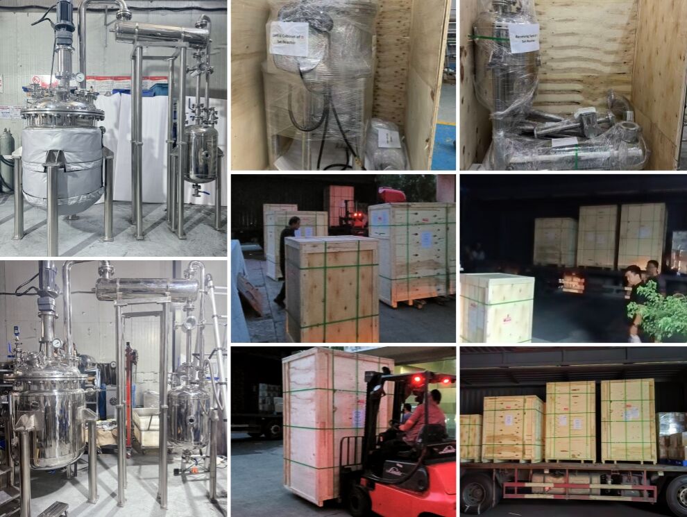 Delivery of Two Sets of 500L Stainless Steel High-Pressure Reactors with Vacuum Pump to Italy
