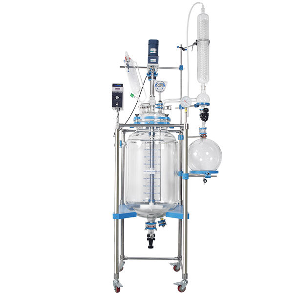 100L Jacketed Glass Reactor