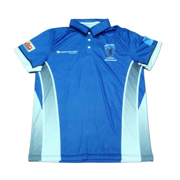 Egendefinert Sublimeringsprinting Design Trening Ny Cricket Polo Skjorte Jersey