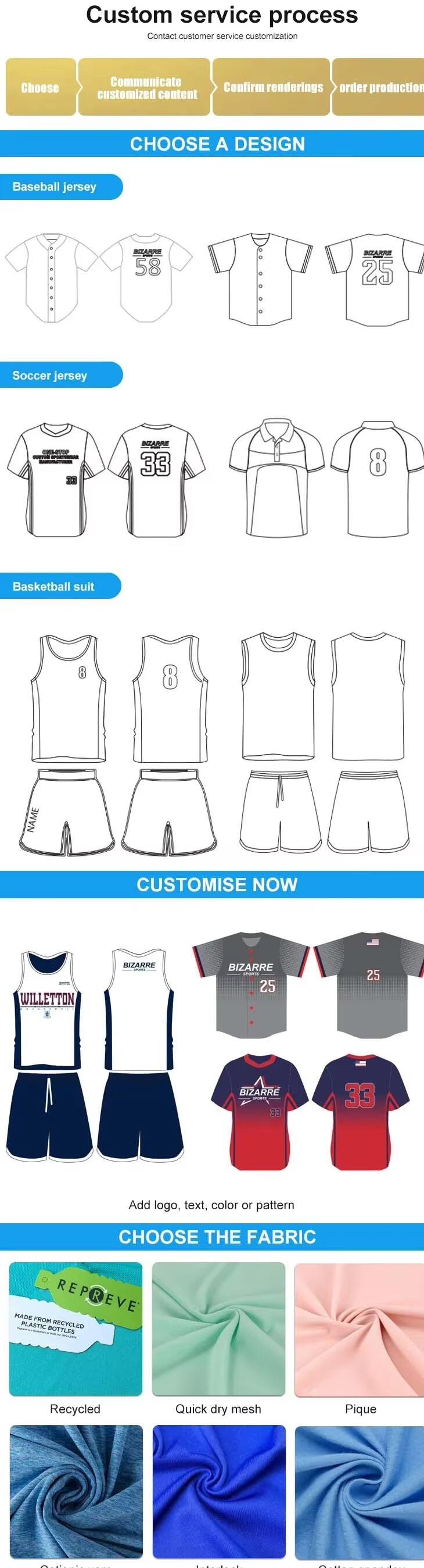 product b95 urgent order unisex baseball shirts whole sale with custom logo jersey number printed sportswear for teams-1