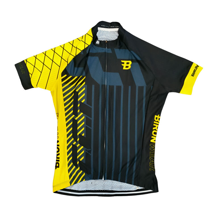 75 Short Sleeve Cycling Jersey with Full Zip for Summer Riding Training or Team Kits with Sublimation Custom Logo 