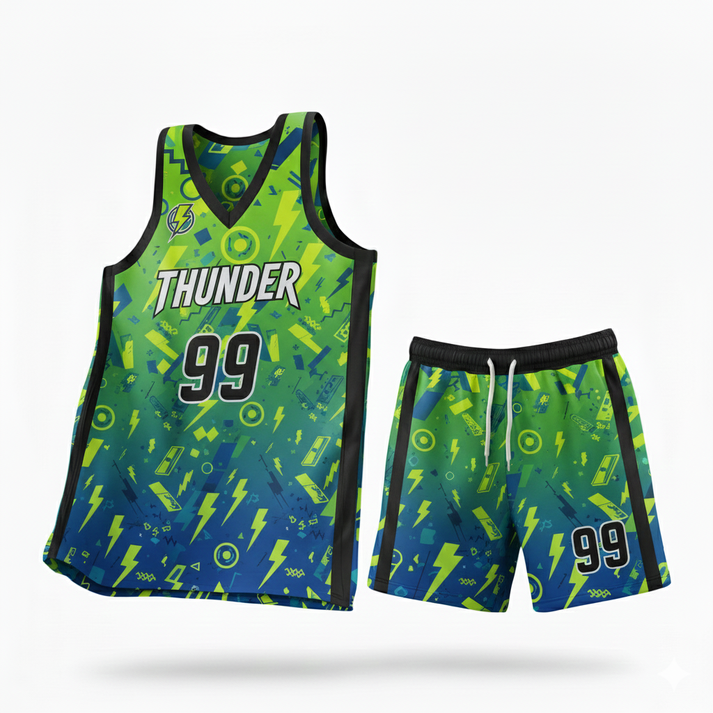 BZ0126 basketball and shorts