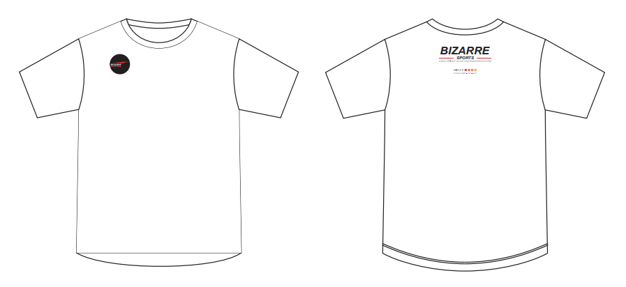 Crewneck T-shirt Blank template