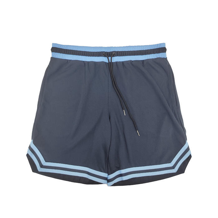 Men's Performance Basketball Shorts with Reinforced Woven Webbing Drawcord and Breathable Mesh Lining