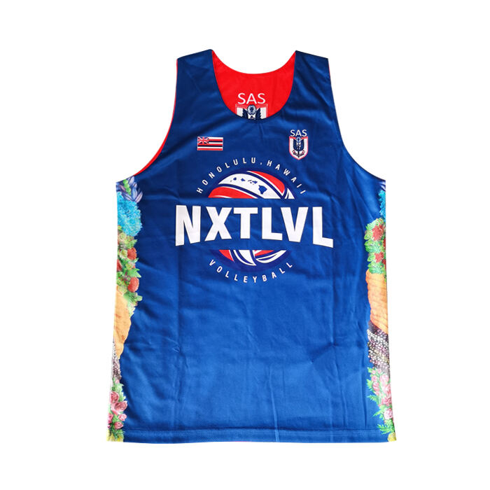 Индивидуальный двухсторонний баскетбольный жилет с круглым вырезом для мужской и женской формы высокой производительности