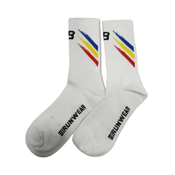 A366 Menns Høykvalitets Komprimerende Basketball Midt-høye Sokker, Lange Korte Sports- og Frilebstøy Custom Print for Høsten