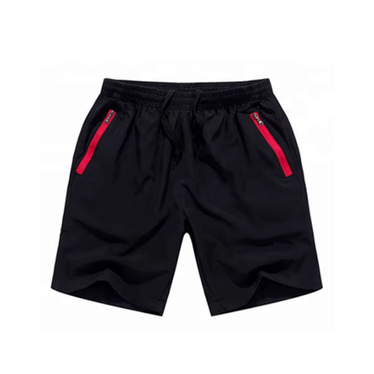 B334 Mannen op maat bedrukte sportkleding beste hardloopshorts met ritszakken actieve onderkleding