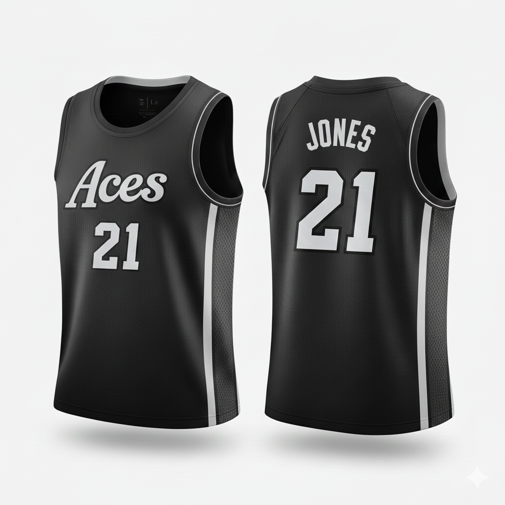 So individualisieren Sie schwarze Basketballtrikots für Großhandelsbestellungen