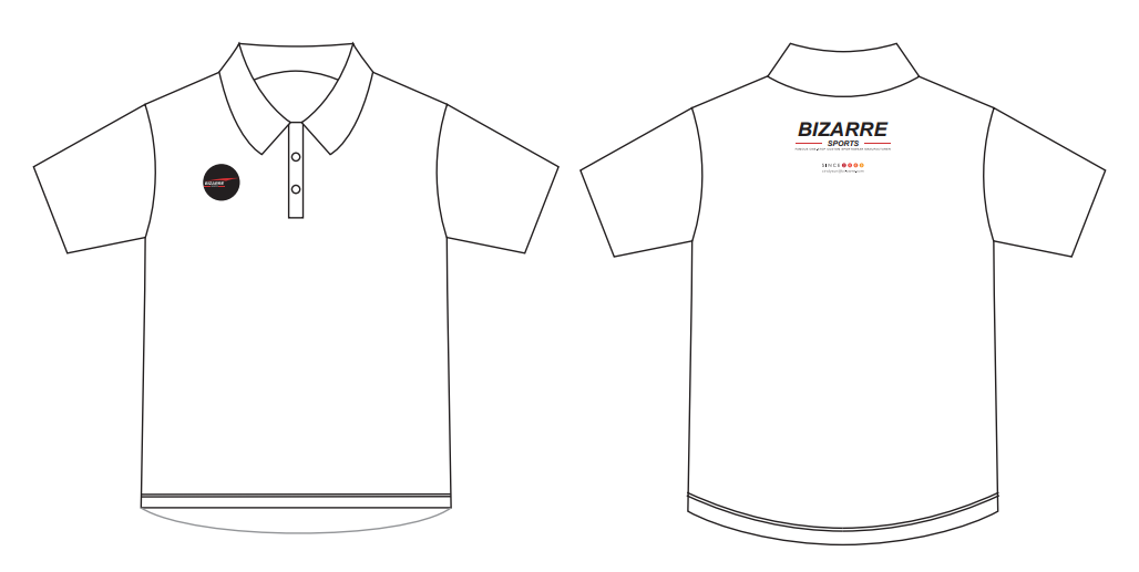 Short sleeve POLO Blank template 