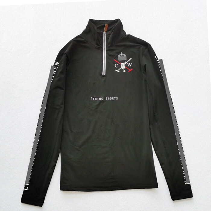 Equestrian French Terry Hooded Sweatshirt Cotton Spandex Blend Riding Pullover for Training and Leisure