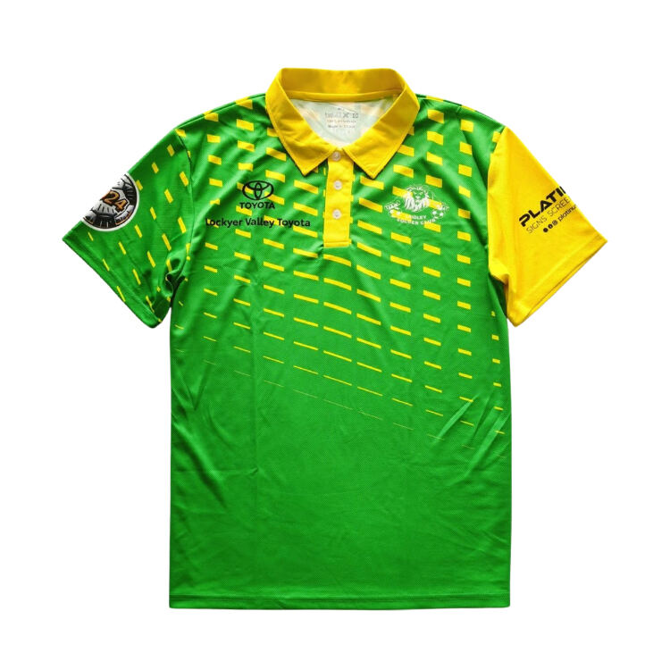 103 Прилагођено штампане фудбалске поло кошуље од 100% полиестера, направљене по наруџби са брзим испоруку за екипне униформе