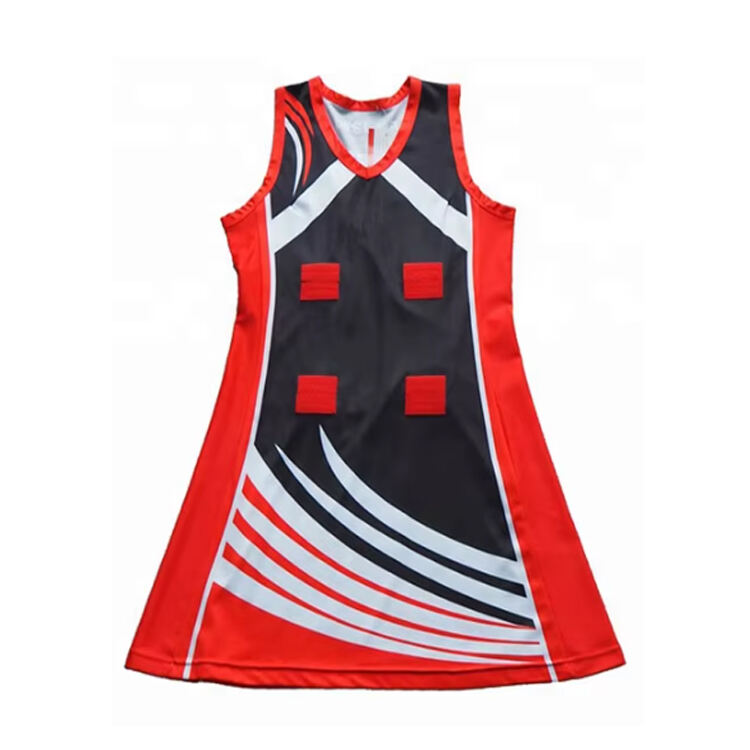 Sublimerings jente netballkjole uniform