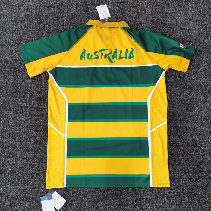 custom striped rugby polo