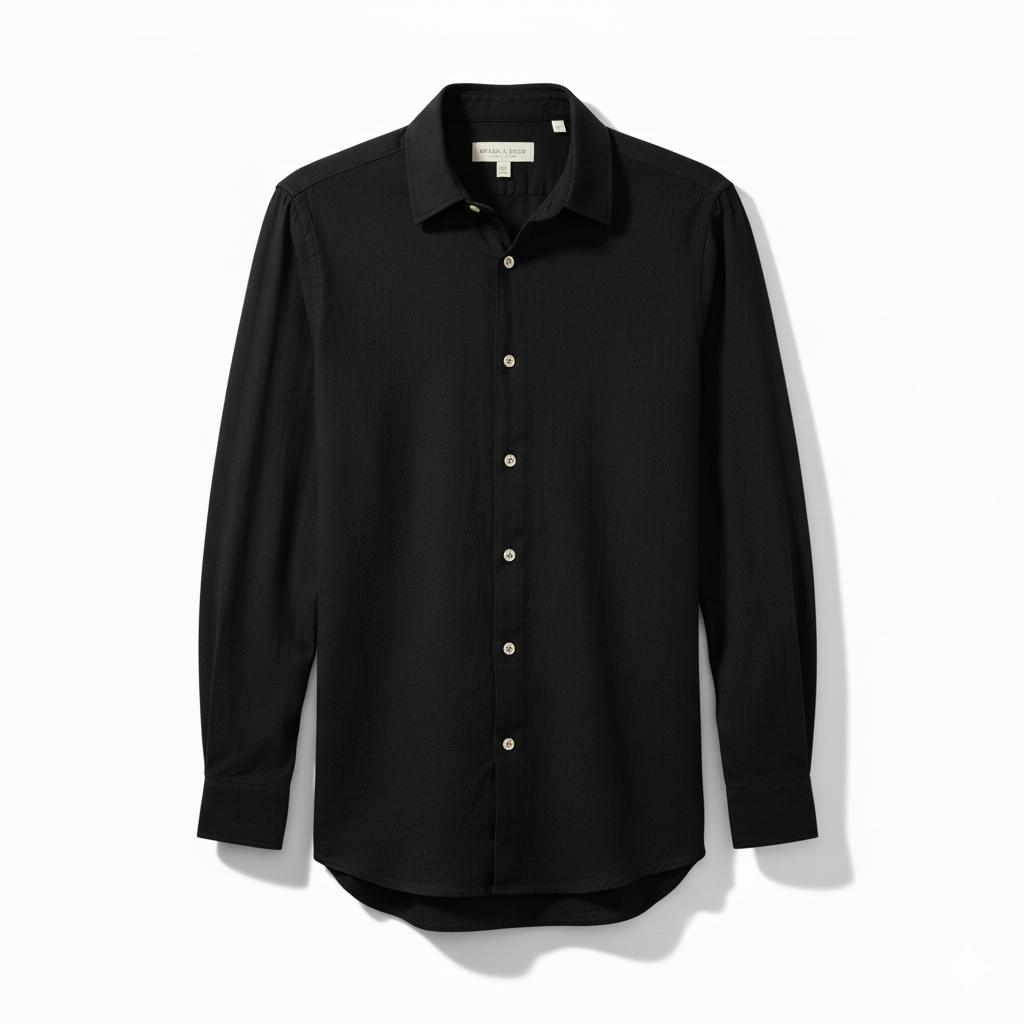 What Are the Key Features of Durable Mens Black Cotton Shirts?