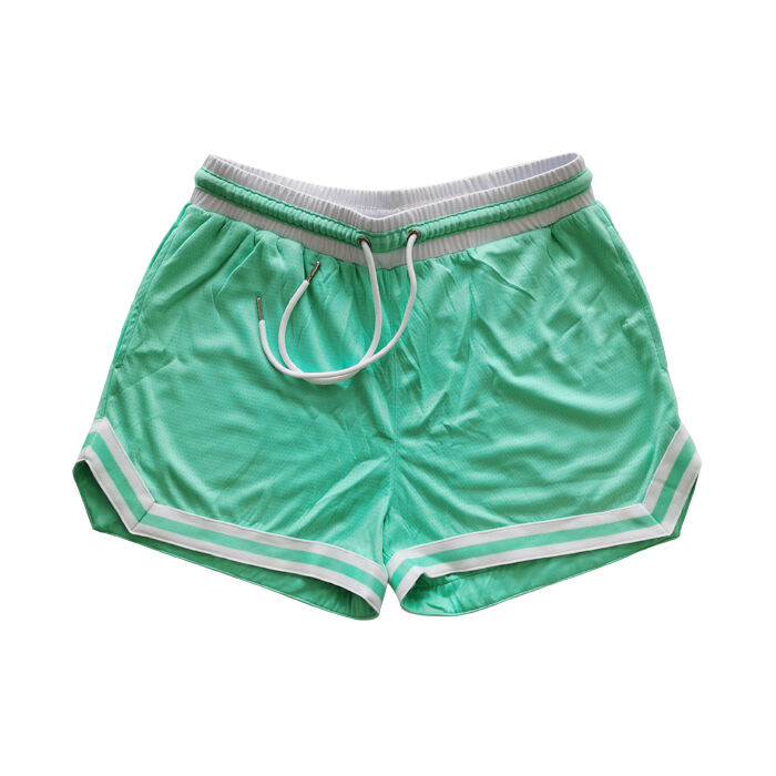 Women's Basketball Drawstring Shorts with Woven Webbing Waistband and Custom Team Design