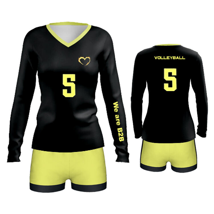 Pustende volleyballtrøye med innsatte ermer og personlig sublimerte grafikker, laget på bestilling med rask levering