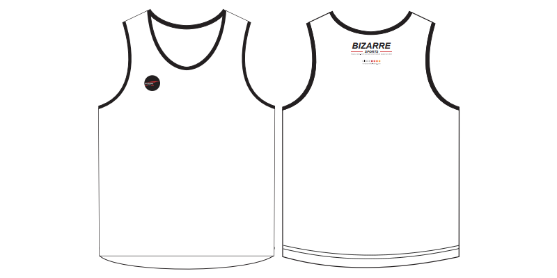 Fúzik bez rukávov Prázdná šablona