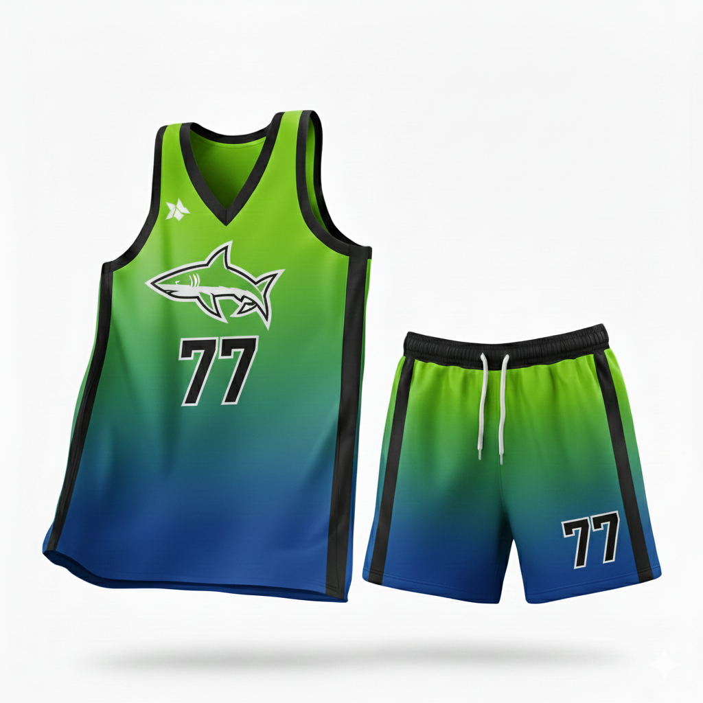 BZ0127 basketball and shorts