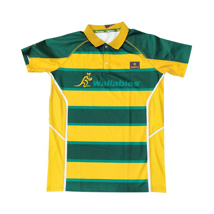 Quick Dry Rugby Polo Designed For School Team Rugby Polo With Moisture-Wicking Performance Fabric Sublimation Customization