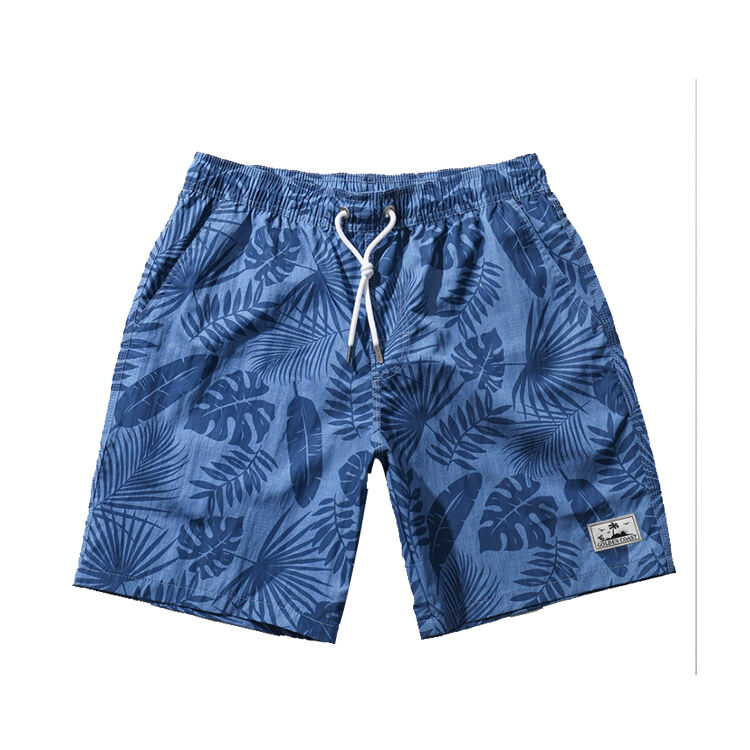 89 Custom Branded Men's Surf Boardshorts with All Over Print UV Resistant Fade Resistant Fabric Lightweight Stretch Polyester Ideal for Resorts Hotels and Promotional Beachwear Campaigns