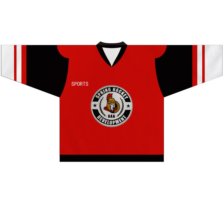 A528 Unisex Rapidae Siccationis Camisia Hockey Glaciari Adultorum Vestimenta Sportiva OEM Suppeditata cum Impressione Permutationis Caloris