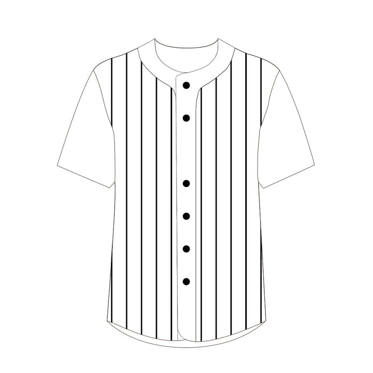M006 OEM Custom Sportswear Full Digital Sublimation Transfer Printed Baseball Jersey Blank Plain Design Shirt Tops