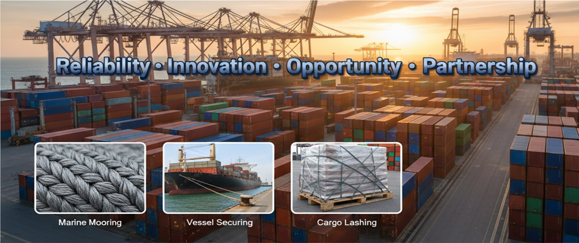 Reliability · Innovation · Opportunity · Partnership