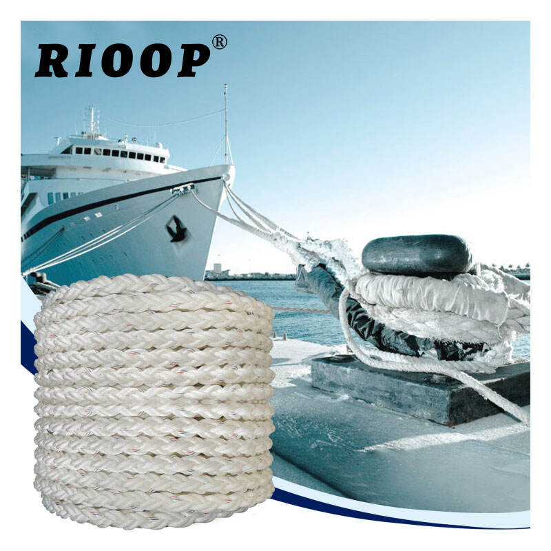 POLYESTER 8STRAND HAWSER ROPE