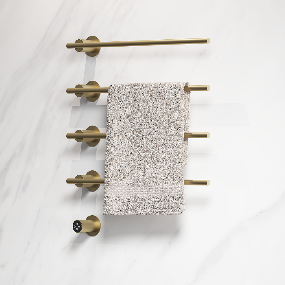 concealed type wall towel hanger electric towel rails for bathrooms