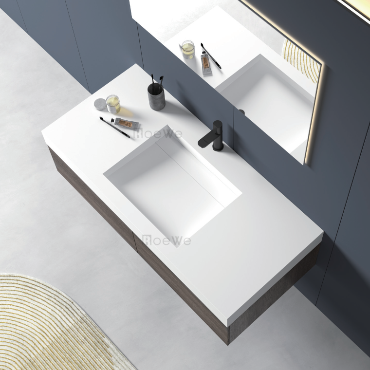 индивидуальная раковина из каменного композитного материала для ванной комнаты, умывальник для мытья рук