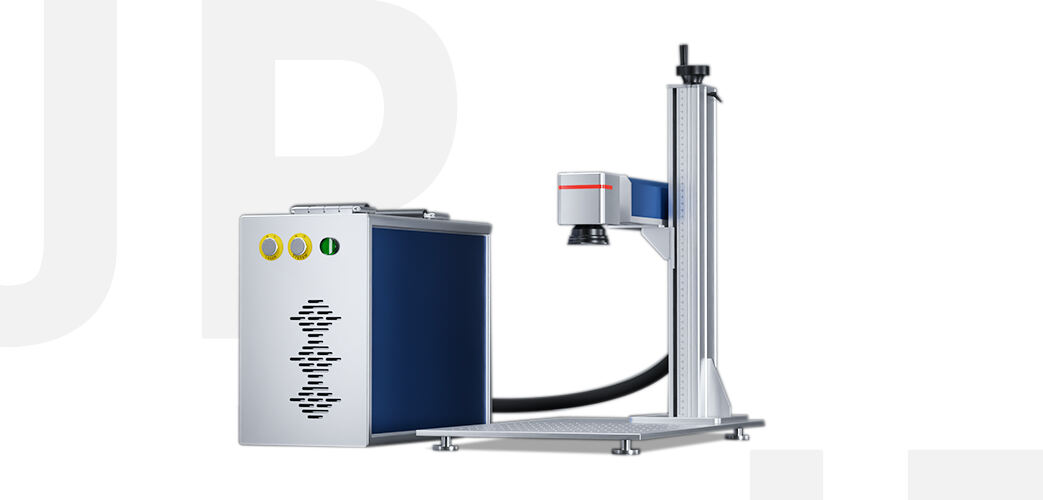 What role does the field lens play in a laser marking machine?