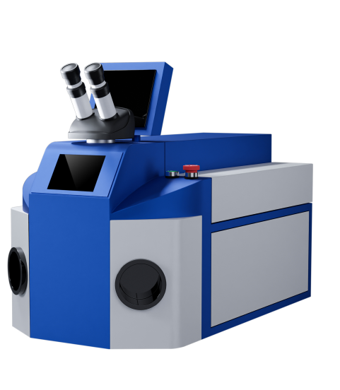 What is the principle of the laser jewelry welding machine?