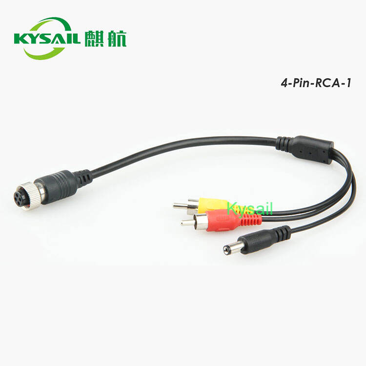 Kabel konversi betina ke RCA jantan 4 pin