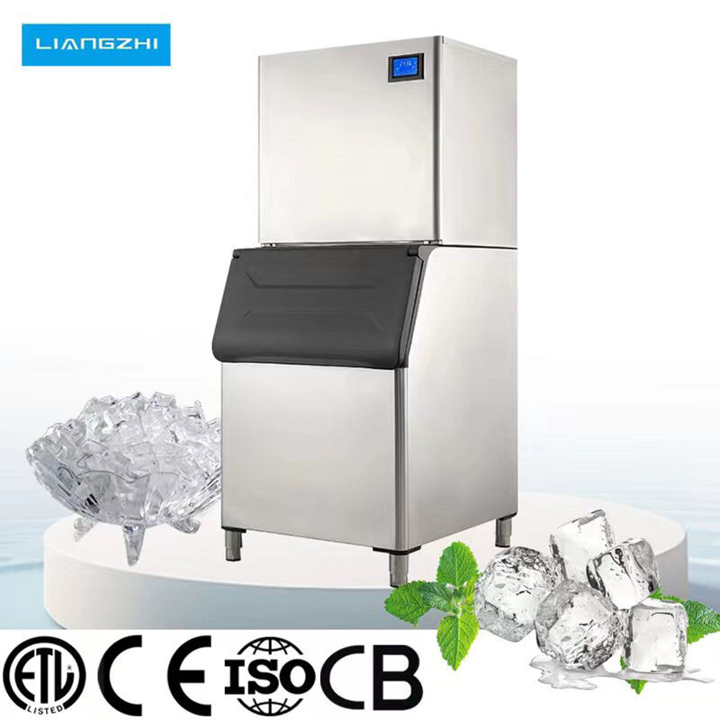 Billig Professionell Automatisk 500kg 24Timmar Is Maskin Tillverkare Till Salu.