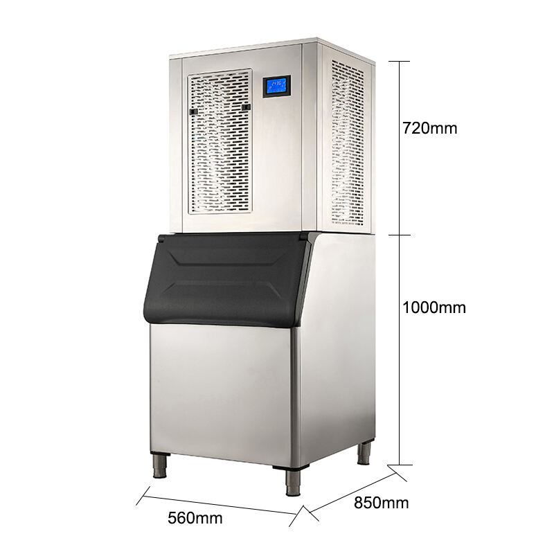 Køleskab Shanghai Factory Grossist Flageismaskine 300Kg Dagligt LZ-03 760*620*680mm