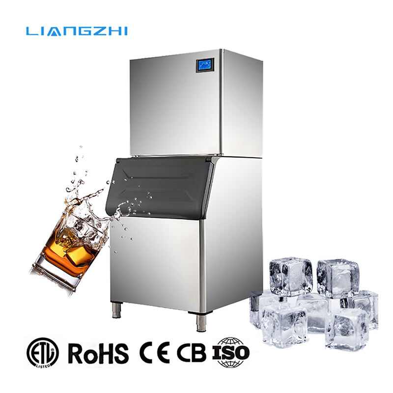 Billig Professionell Automatisk 500kg 24Timmar Is Maskin Tillverkare Till Salu.