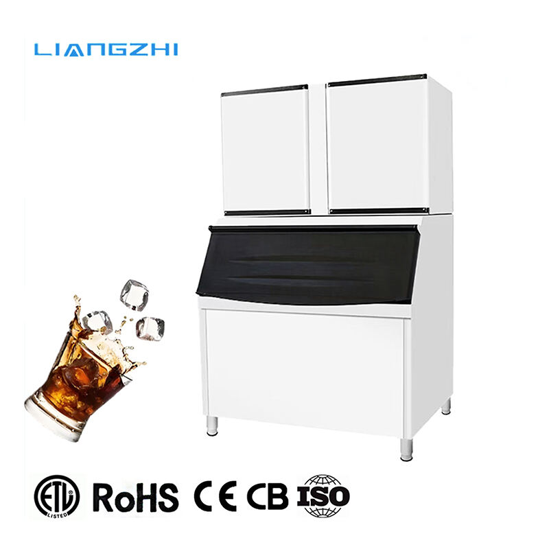 1500kg Daglig Hög Effektivitet Automatisk Clear Kommerciell-is-kub-producent 1230*960*1950mm