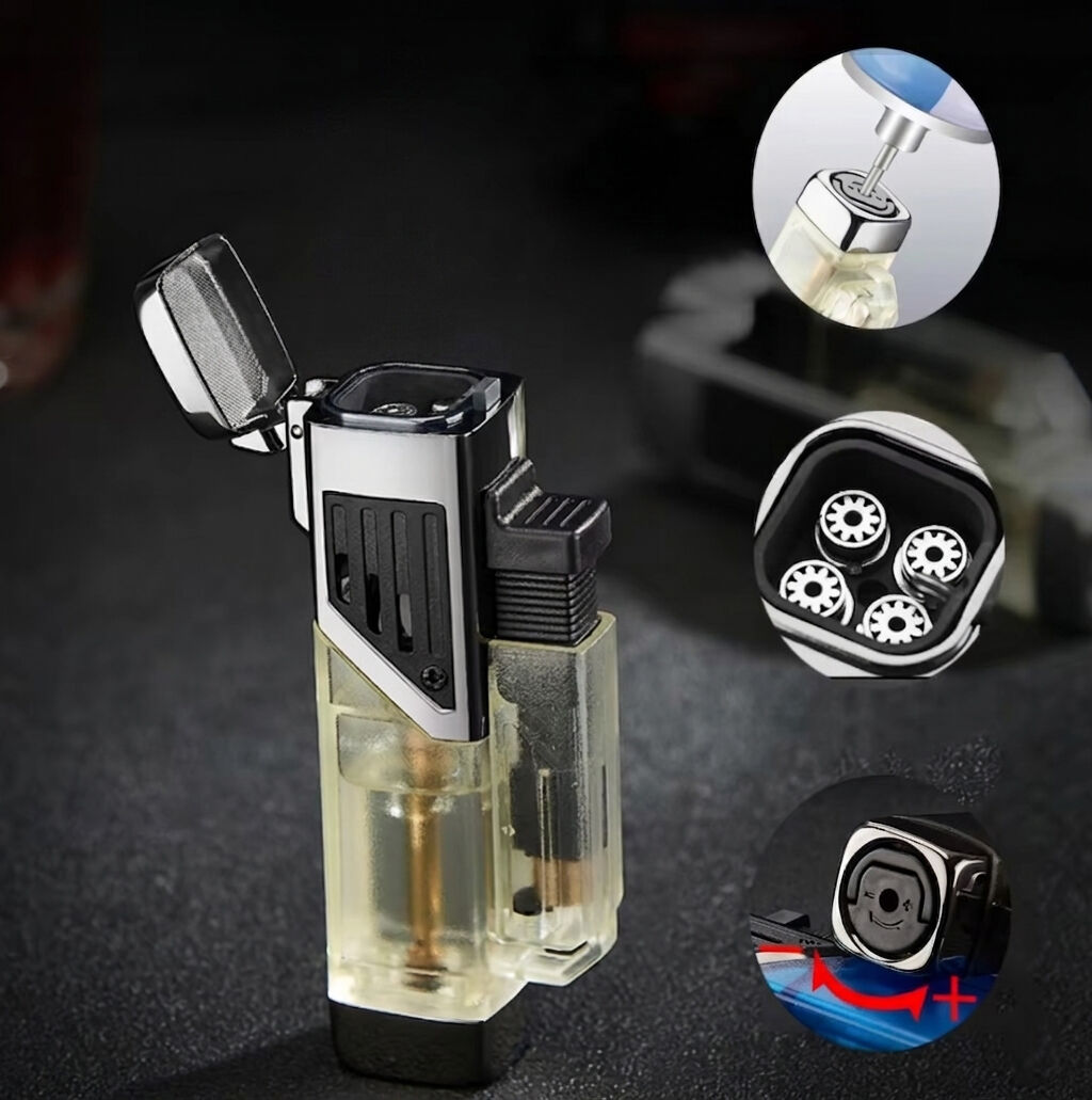 product debang cigarette lighter custom logo printing cool gadget windproof torch flame cigarette lighter for cigarette smoking-8