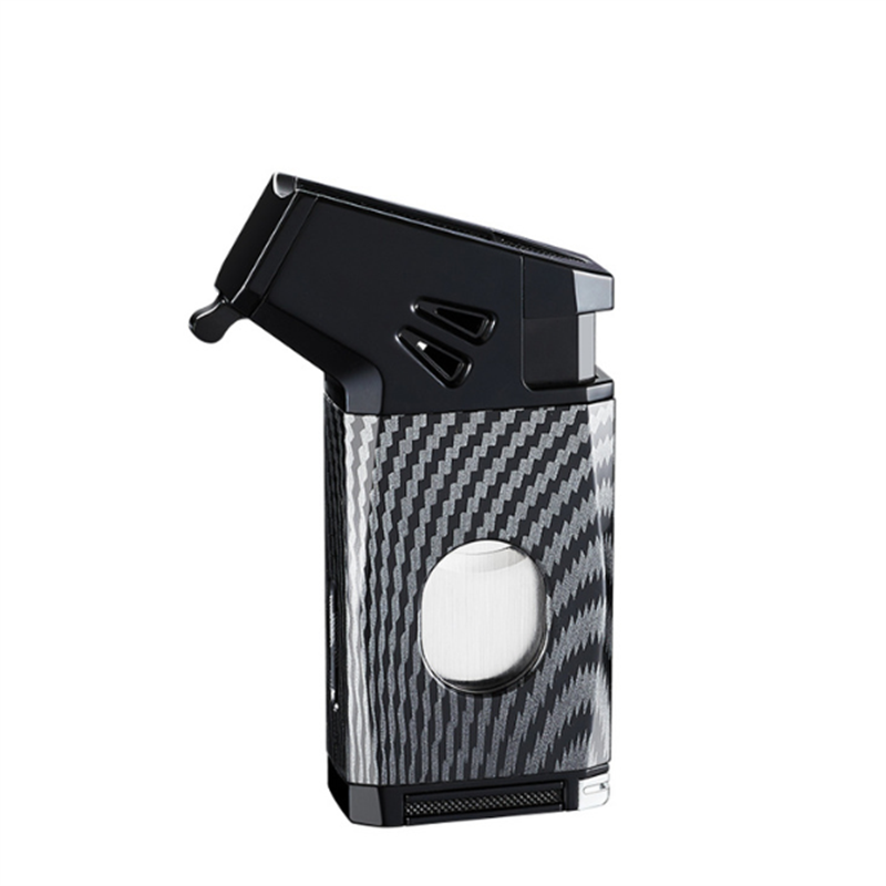 DEBANG New Cigarette Windproof Torch Cigar Lighter V Cutter with JET Feuerzeug Smoking Isqueiro Gas Lighter Accessoires Gift