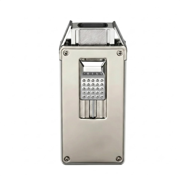 Encendedor de puros DB-265 2026, muy vendido, recargable con gas butano, encendedor de chorro de llama, encendedor a prueba de viento con llama de butano, incluye caja de regalo