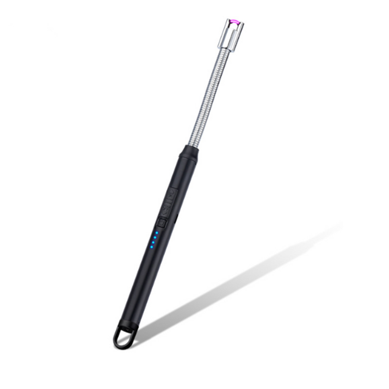 DEBANG USB Rechargeable Electric Lighter with LED Battery Display Outdoor Long Handle for Kitchen Use or Business Gifts