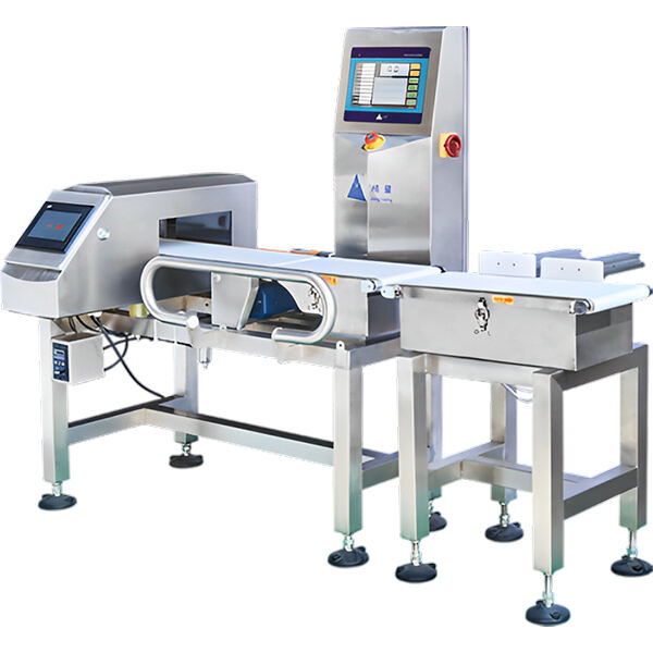 Metal detector checkweigher combo