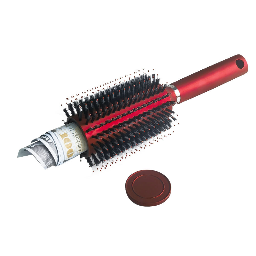 Hair Brush Diversion Safe for Travel, Hidden Compartment for Cash, Keys, and Jewelry