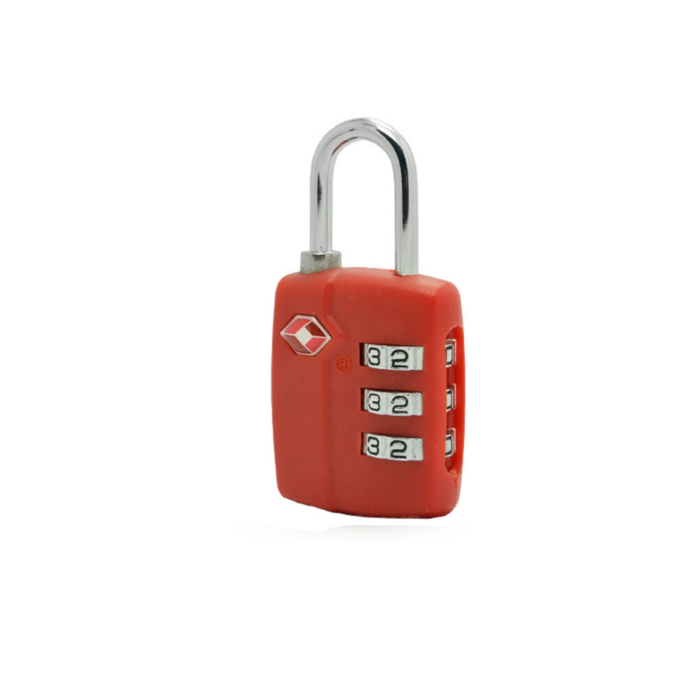 TSA20989 Combination Padlock New Model Combination Customs Lock Travel Luggage & Storage Lockers Gym Steel Cable Padlock