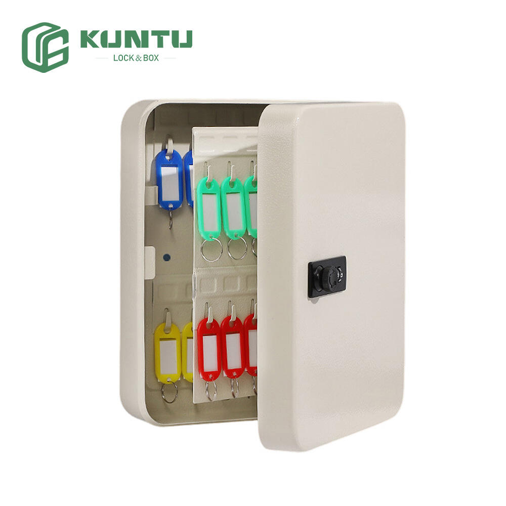 Security Cabinet Portable Outdoor Safe Key Storage Cabinet Box Security Wall Mounted Waterproof 3- Digit Combination Lock Key Hold